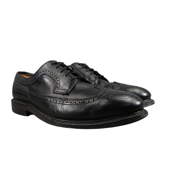 Hy Test Shoes Mens 8.5 Oxford Derby Wingtip Brogue Safety Work Leather Classic - Picture 1 of 16